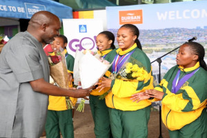 MAYOR KAUNDA WELCOMES GO!DURBAN ACADEMY CHAMPS